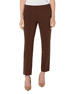 Liverpool Los Angeles Kelsey Knit Trousers In Brownstone