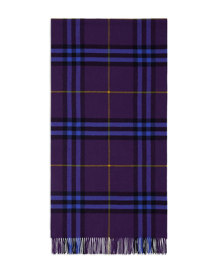 Burberry Check Cashmere Scarf | Bloomingdale's