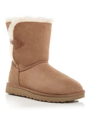 UGG womens Bailey Bow II Ankle Boot, Chestnut, 11 US 
