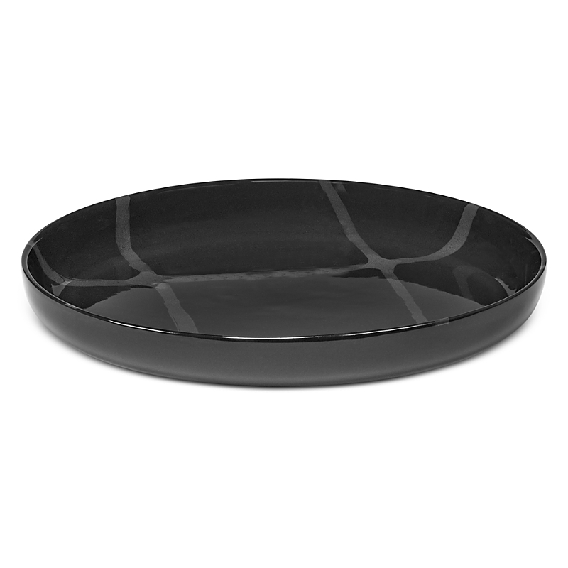 Serax X Kelly Wearstler Zuma Serving Plate 10 In Gray