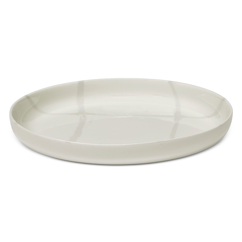 Serax X Kelly Wearstler Zuma Serving Plate 10 In White
