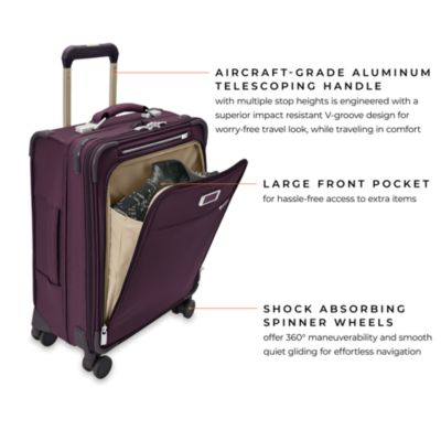 Baseline Global Carry On Spinner Suitcase