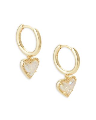 Kendra Scott - Ari Heart Drop Huggie Hoop Earrings