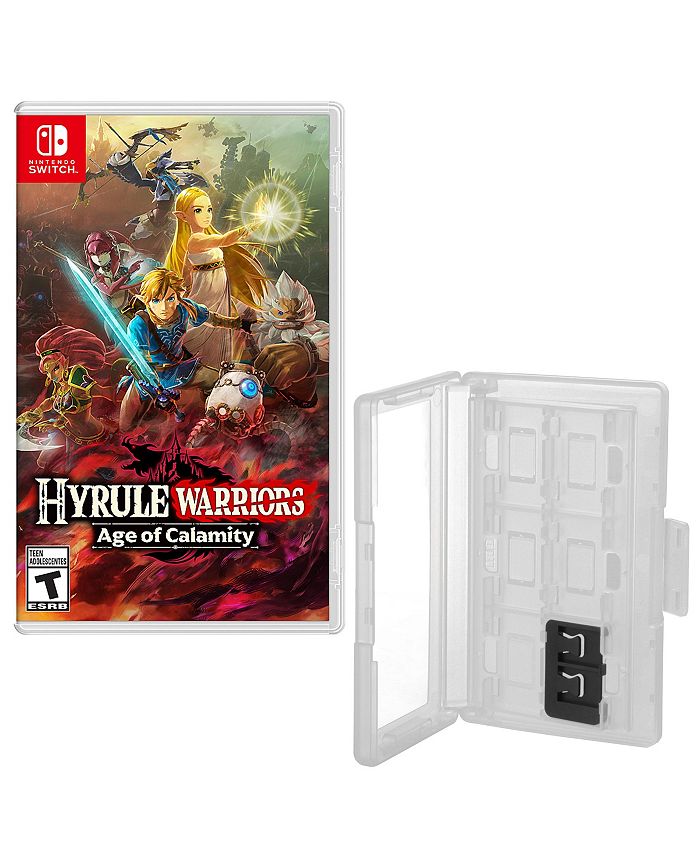 Nintendo Hyrule Warriors: Age of Calamity Game with Game Caddy