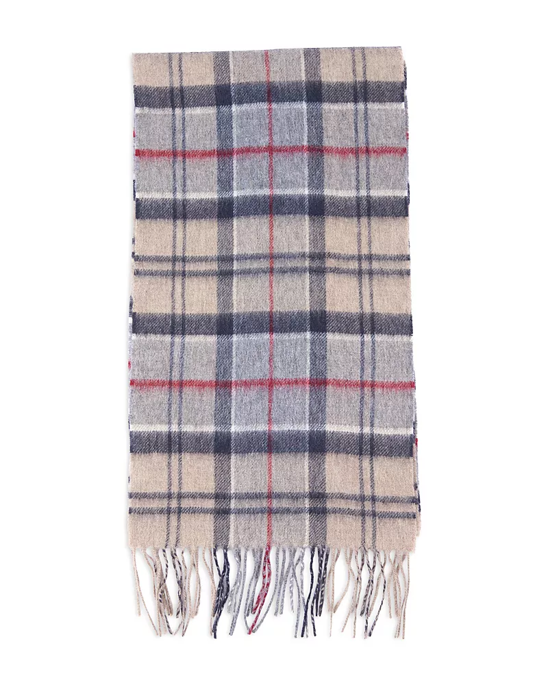 Barbour Tartan Plaid Wool & Cashmere Scarf