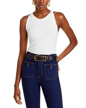 Veronica Beard Sabrina Tank Top In Off-white