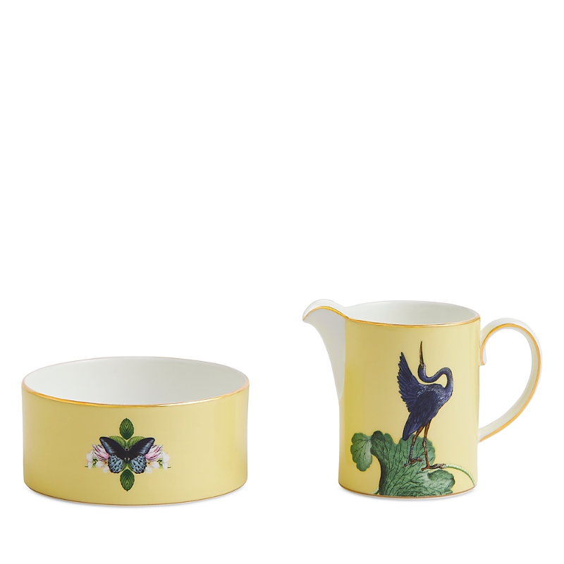 Wedgwood Wonderlust Waterlily Sugar And Creamer Set In Multi