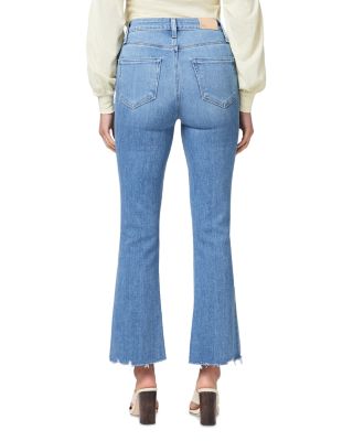 Claudine High Rise Ankle Flare Jeans in Darling Hem