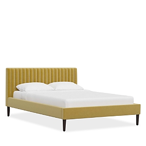 Sparrow & Wren Griffin Boucle Channel Bed, Twin In Titan Citronella