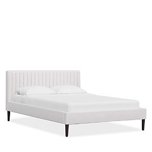 Sparrow & Wren Griffin Boucle Channel Bed, King In Titan Snow