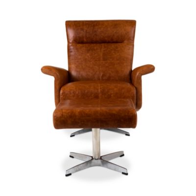 Harlowe Leather Swivel Recliner