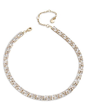 Baublebar Archer Mixed Crystal All Around Collar Necklace in Gold Tone, 14-17
