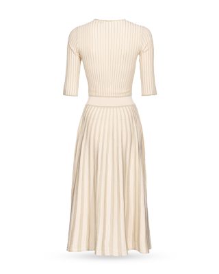 sleeved knit midi dress Threadbare Women's Grey Cable Knit Long Sleeve Ladies' Midi Dress