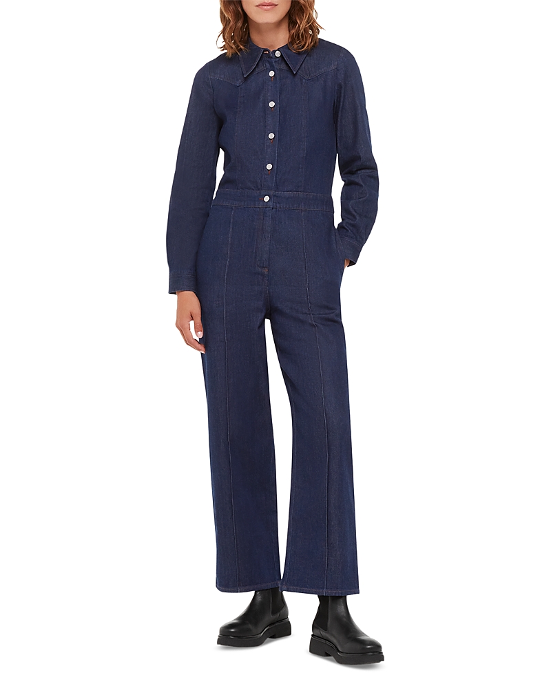 Whistles Western Denim Jumpsuit