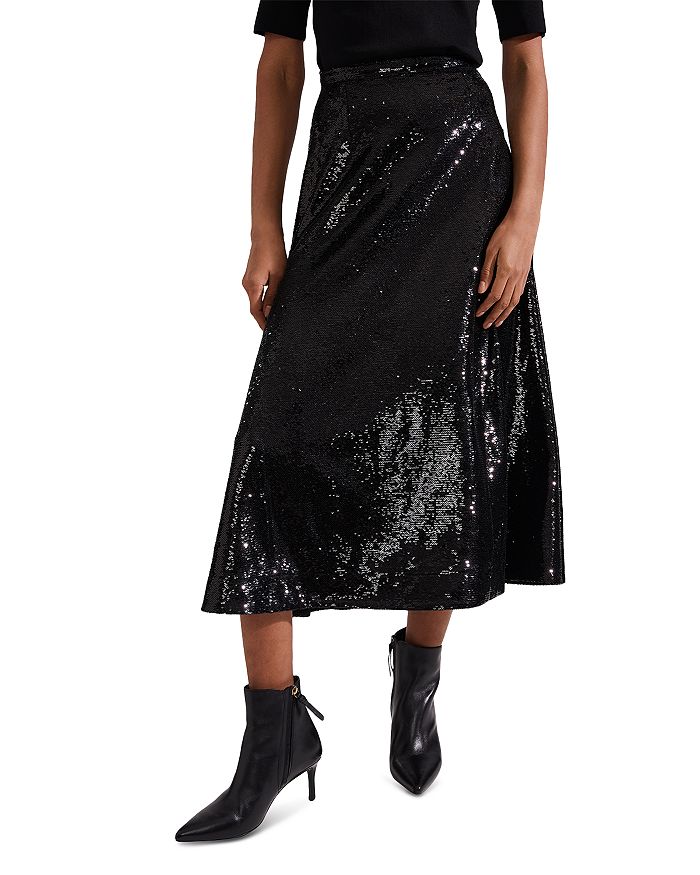 HOBBS LONDON Greta Sequin Skirt | Bloomingdale's