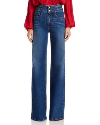 Liv High Rise Wide Leg Jeans in Medium Wash