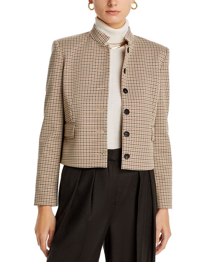 Theory houndstooth coat discount