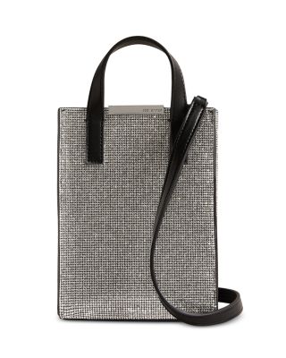 Ted baker silver outlet tote bag