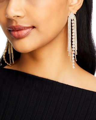 Crystal Tassel Earrings - Exclusive