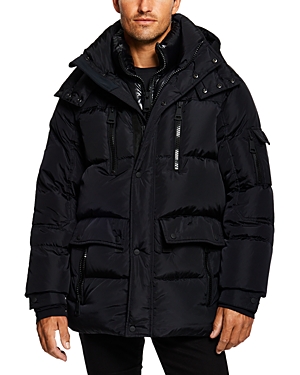 Element Quilted Hooded Jacket with Insert