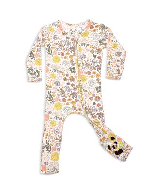 Bellabu Bear - Girls' Fall Floral Print Convertible Footie - Baby