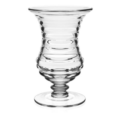 Ripples 8.5&amp;quot; Footed Flower Vase