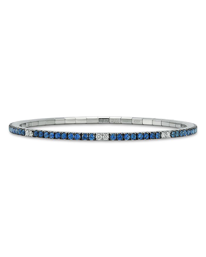 Mia Waterproof Stretch Tennis Bracelet – 18k Gold Plated Stainless Steel main image 0