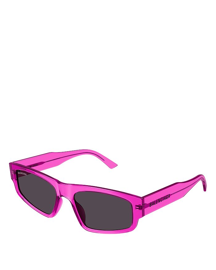 Balenciaga - Flat Rectangular Sunglasses, 56mm