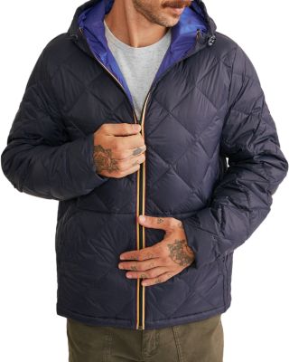 Marine Layer - Midweight Quilted Zip Front Hooded Jacket