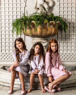 Girls' Pink Flannel Victoria Nightgown - Baby, Little Kid, Big Kid