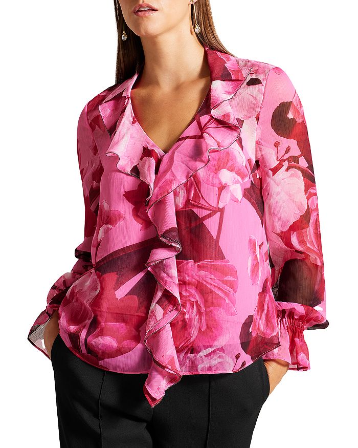 Ted baker ruffle top sale