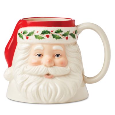 Lenox Holiday Santa Mug