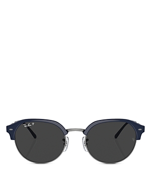 Ray-Ban Round Polarized Sunglasses, 53mm