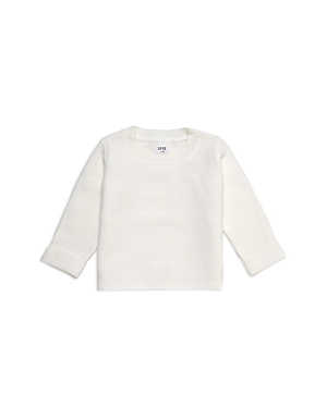 1212 Unisex Garter Stitch Sweater - Little Kid In Cream