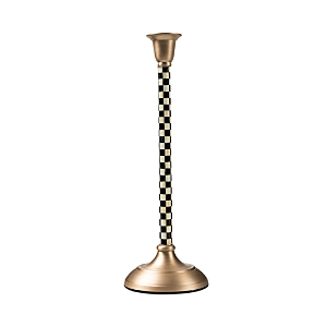 Mackenzie-childs Courtly Check Candlestick, Large In Multi