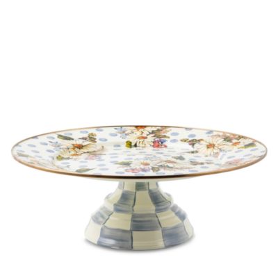 MacKenzie-Childs - Wildflowers Large Pedestal Platter