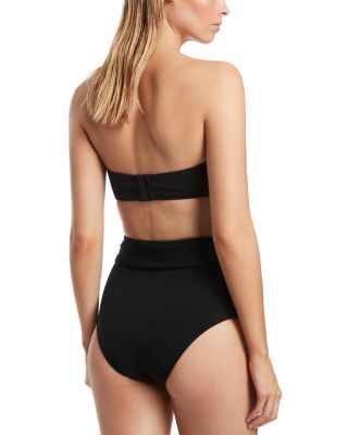 Isla Rib Bandeau Bikini Top