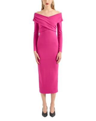 Emporio Armani Off The Shoulder Dress | Bloomingdale's