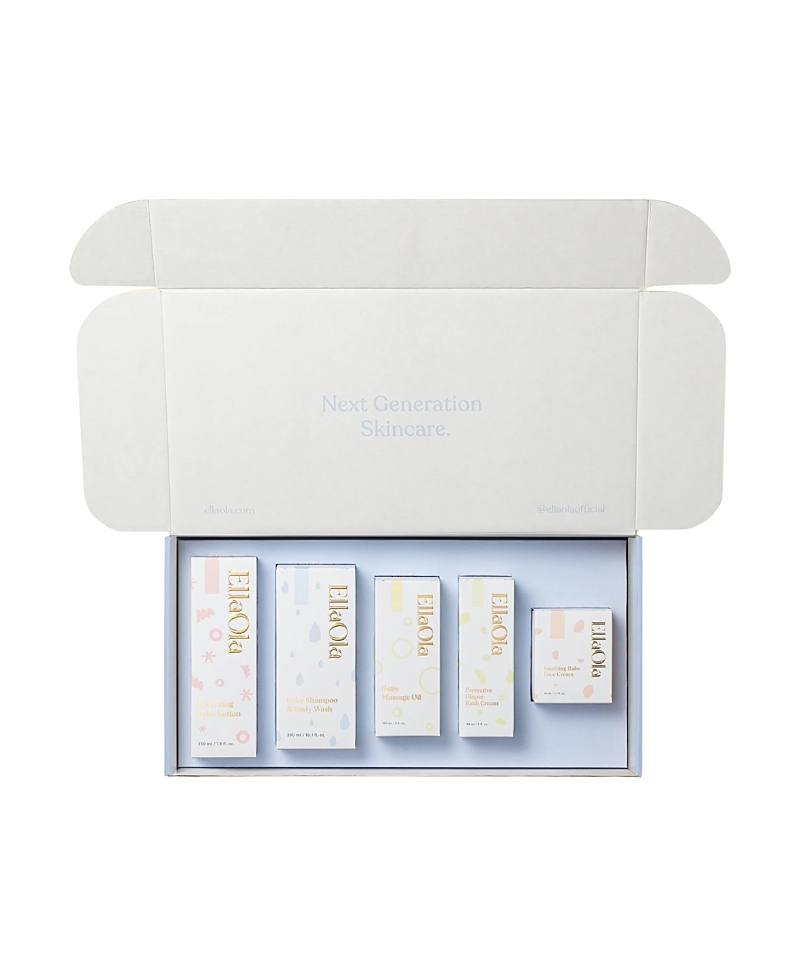 Ellaola Unisex The All-around Premium Skincare Gift Set 5 Pieces - Baby In White