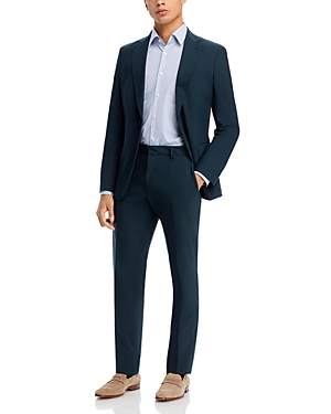 Hugo Boss H-huge Solid Slim Fit Suit In Open Green