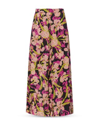 PINKO - Floral Print Wide Leg Pants