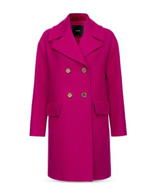 PINKO - Wool Blend Double Breasted Coat