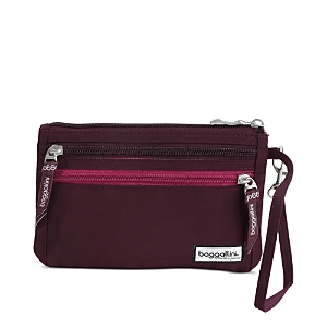Shop Baggallini Rfid Currency Organizer In Mulberry