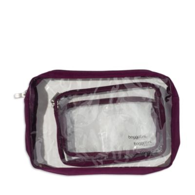 Clear Travel Pouch Set