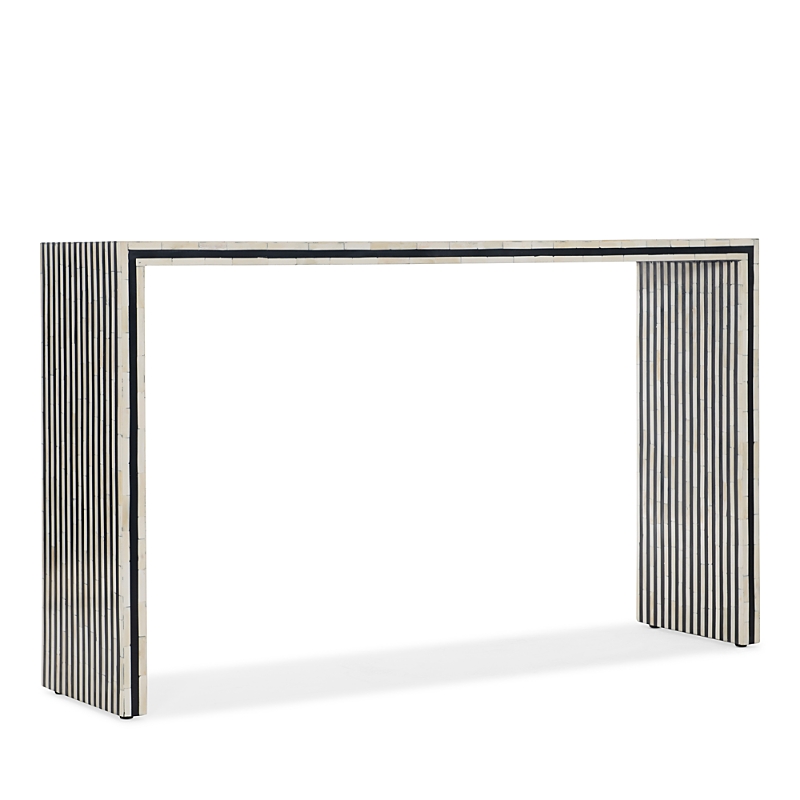 Hooker Furniture Stanway Bone Inlay Console Table In Black