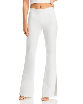 Alice and Olivia - Lara Side Slit Flare Leg Pants