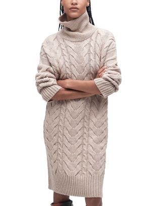 Barbour Woodlane Cable Knit Sweater Dress | Bloomingdale's