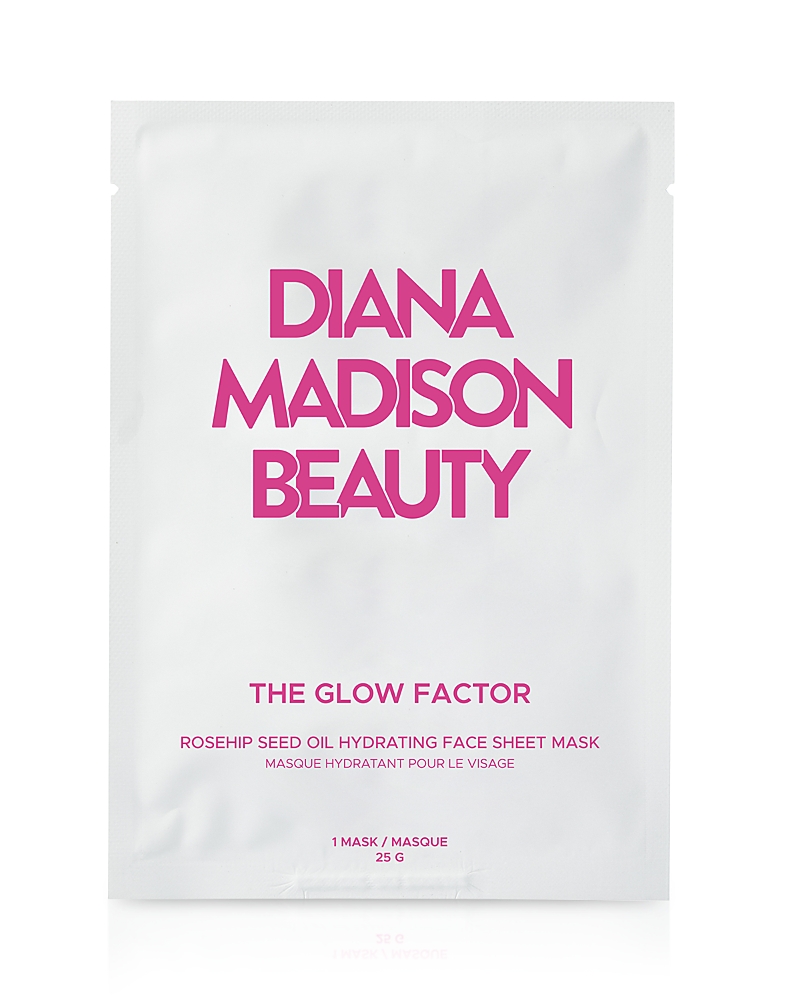 Diana Madison Beauty The Glow Factor Rosehip Seed Oil Hydrating Face Sheet Mask