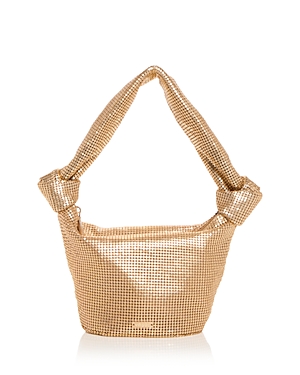 Cult Gaia Gia Shoulder Bag In Brushed Brass