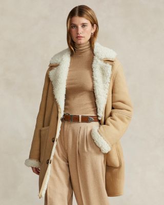 Ralph Lauren Reversible Shearling Coat | Bloomingdale's